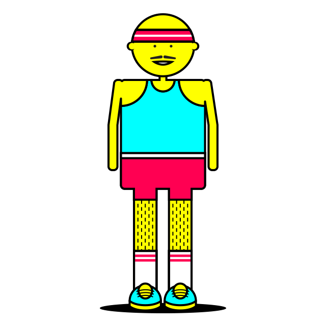 national run day, animation, design, mtv